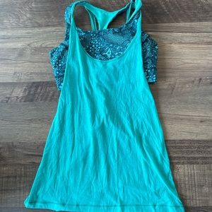 Lululemon twist and toil tank - sports bra with attached tank top